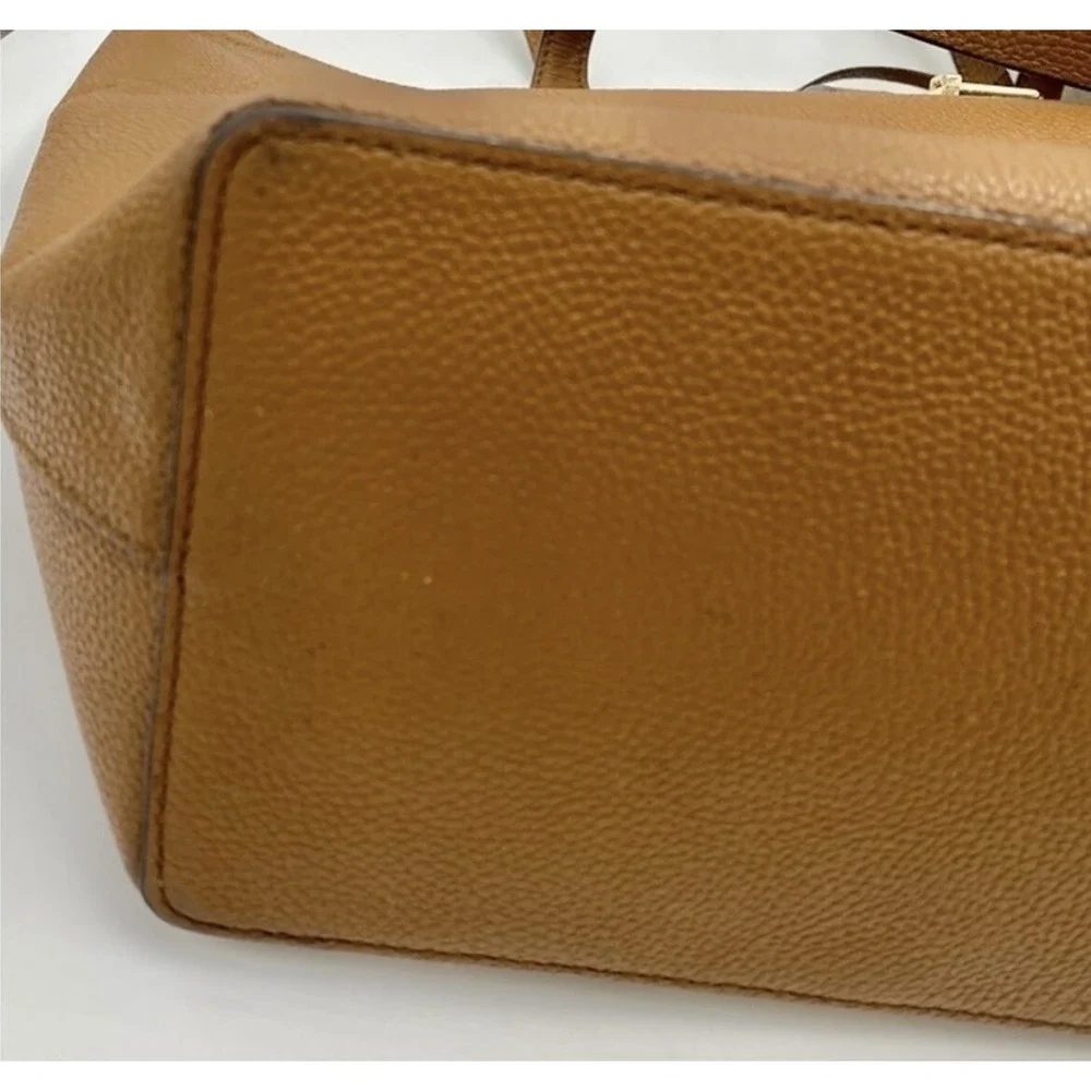 Michael Kors Karson Large Carryall Tote Saddle Luggage Leather (35T&GKRT3L)